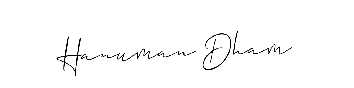 Make a short Hanuman Dham signature style. Manage your documents anywhere anytime using Allison_Script. Create and add eSignatures, submit forms, share and send files easily. Hanuman Dham signature style 2 images and pictures png