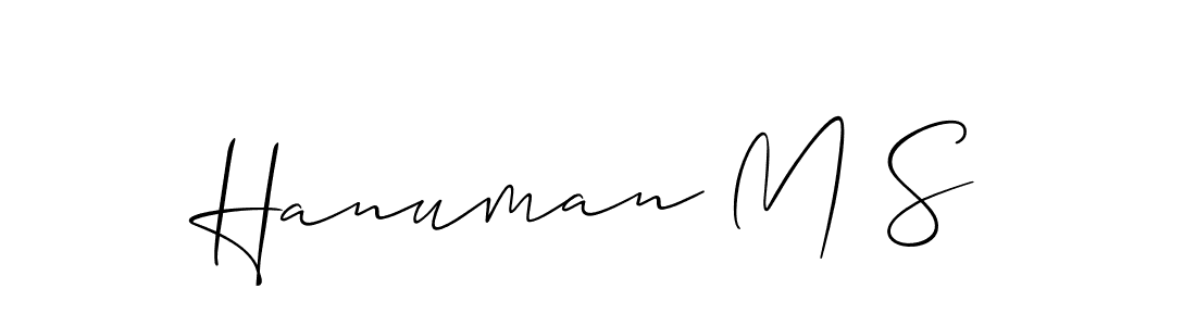 Make a beautiful signature design for name Hanuman M S. Use this online signature maker to create a handwritten signature for free. Hanuman M S signature style 2 images and pictures png