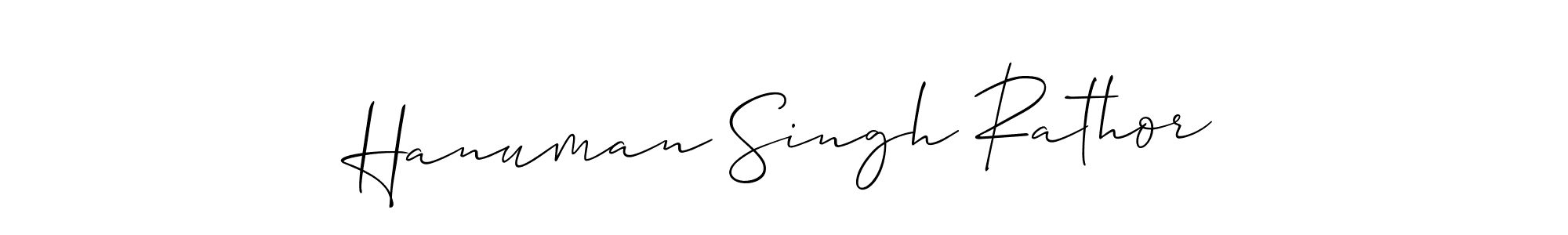 Also we have Hanuman Singh Rathor name is the best signature style. Create professional handwritten signature collection using Allison_Script autograph style. Hanuman Singh Rathor signature style 2 images and pictures png
