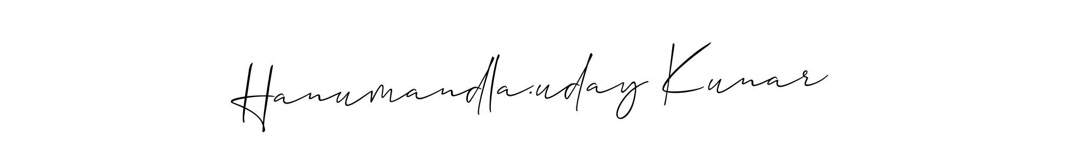 if you are searching for the best signature style for your name Hanumandla.uday Kunar. so please give up your signature search. here we have designed multiple signature styles  using Allison_Script. Hanumandla.uday Kunar signature style 2 images and pictures png