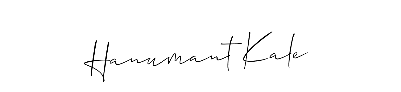 You should practise on your own different ways (Allison_Script) to write your name (Hanumant Kale) in signature. don't let someone else do it for you. Hanumant Kale signature style 2 images and pictures png