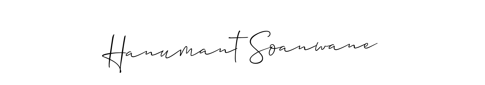 Make a beautiful signature design for name Hanumant Soanwane. Use this online signature maker to create a handwritten signature for free. Hanumant Soanwane signature style 2 images and pictures png