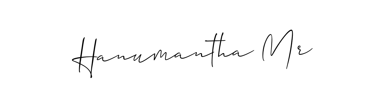if you are searching for the best signature style for your name Hanumantha Mr. so please give up your signature search. here we have designed multiple signature styles  using Allison_Script. Hanumantha Mr signature style 2 images and pictures png