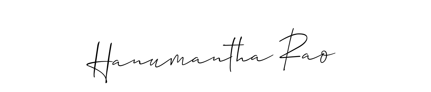 It looks lik you need a new signature style for name Hanumantha Rao. Design unique handwritten (Allison_Script) signature with our free signature maker in just a few clicks. Hanumantha Rao signature style 2 images and pictures png