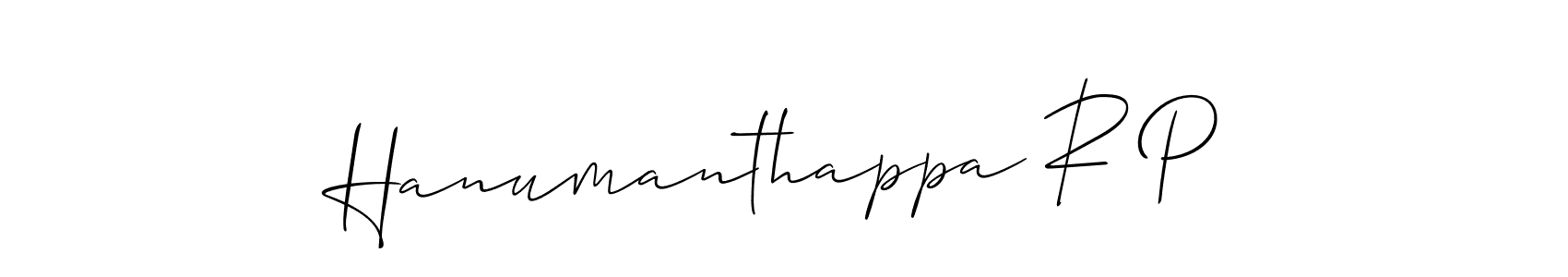 Once you've used our free online signature maker to create your best signature Allison_Script style, it's time to enjoy all of the benefits that Hanumanthappa R P name signing documents. Hanumanthappa R P signature style 2 images and pictures png