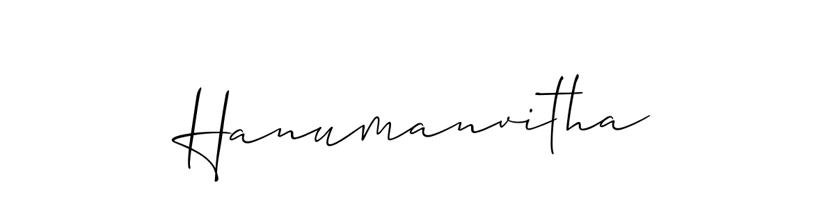 Once you've used our free online signature maker to create your best signature Allison_Script style, it's time to enjoy all of the benefits that Hanumanvitha name signing documents. Hanumanvitha signature style 2 images and pictures png
