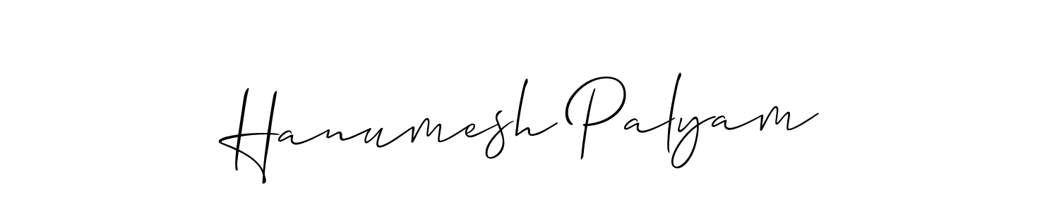 Here are the top 10 professional signature styles for the name Hanumesh Palyam. These are the best autograph styles you can use for your name. Hanumesh Palyam signature style 2 images and pictures png