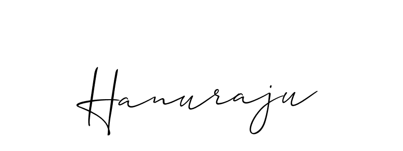 Hanuraju stylish signature style. Best Handwritten Sign (Allison_Script) for my name. Handwritten Signature Collection Ideas for my name Hanuraju. Hanuraju signature style 2 images and pictures png