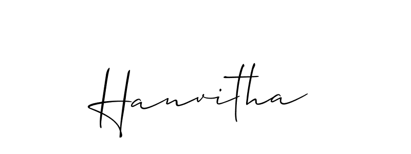 Similarly Allison_Script is the best handwritten signature design. Signature creator online .You can use it as an online autograph creator for name Hanvitha. Hanvitha signature style 2 images and pictures png