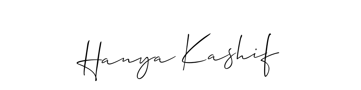 Hanya Kashif stylish signature style. Best Handwritten Sign (Allison_Script) for my name. Handwritten Signature Collection Ideas for my name Hanya Kashif. Hanya Kashif signature style 2 images and pictures png