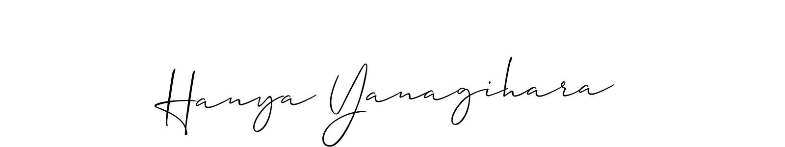 Similarly Allison_Script is the best handwritten signature design. Signature creator online .You can use it as an online autograph creator for name Hanya Yanagihara. Hanya Yanagihara signature style 2 images and pictures png