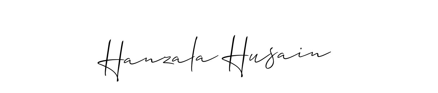 Make a short Hanzala Husain signature style. Manage your documents anywhere anytime using Allison_Script. Create and add eSignatures, submit forms, share and send files easily. Hanzala Husain signature style 2 images and pictures png