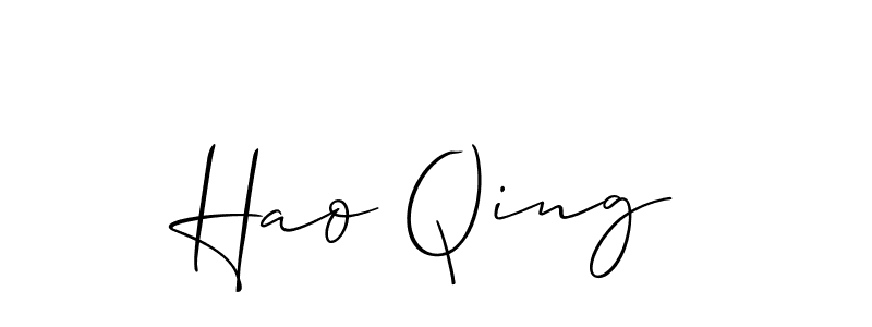 See photos of Hao Qing official signature by Spectra . Check more albums & portfolios. Read reviews & check more about Allison_Script font. Hao Qing signature style 2 images and pictures png