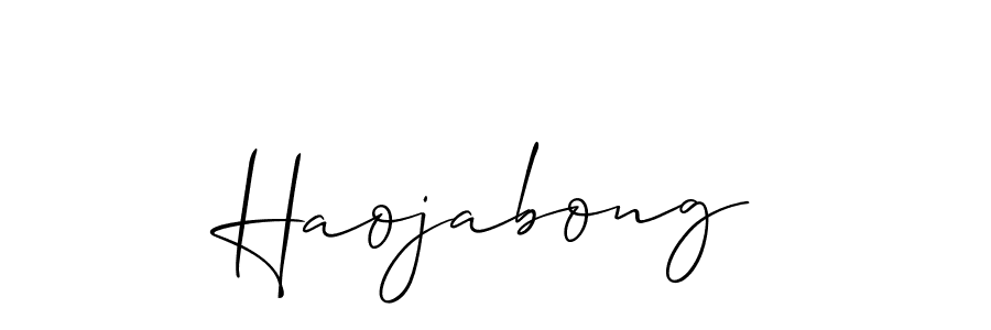 Also You can easily find your signature by using the search form. We will create Haojabong name handwritten signature images for you free of cost using Allison_Script sign style. Haojabong signature style 2 images and pictures png