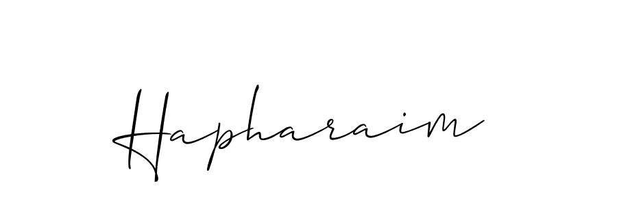 Also we have Hapharaim name is the best signature style. Create professional handwritten signature collection using Allison_Script autograph style. Hapharaim signature style 2 images and pictures png