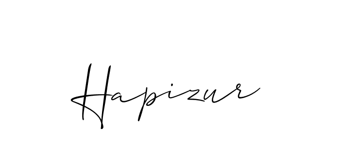 You should practise on your own different ways (Allison_Script) to write your name (Hapizur) in signature. don't let someone else do it for you. Hapizur signature style 2 images and pictures png