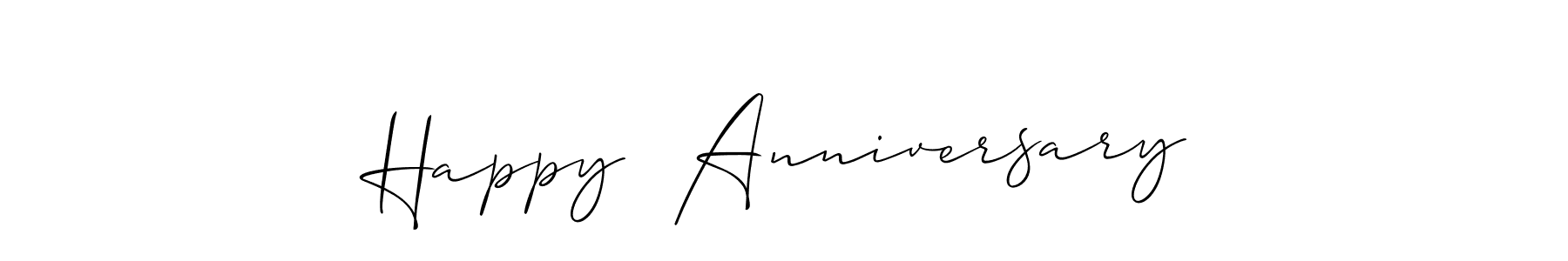 if you are searching for the best signature style for your name Happy  Anniversary. so please give up your signature search. here we have designed multiple signature styles  using Allison_Script. Happy  Anniversary signature style 2 images and pictures png