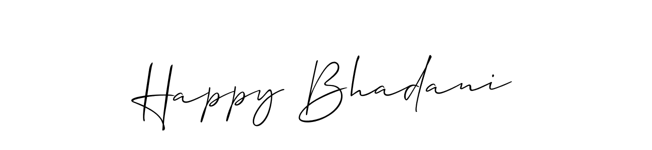 Here are the top 10 professional signature styles for the name Happy Bhadani. These are the best autograph styles you can use for your name. Happy Bhadani signature style 2 images and pictures png