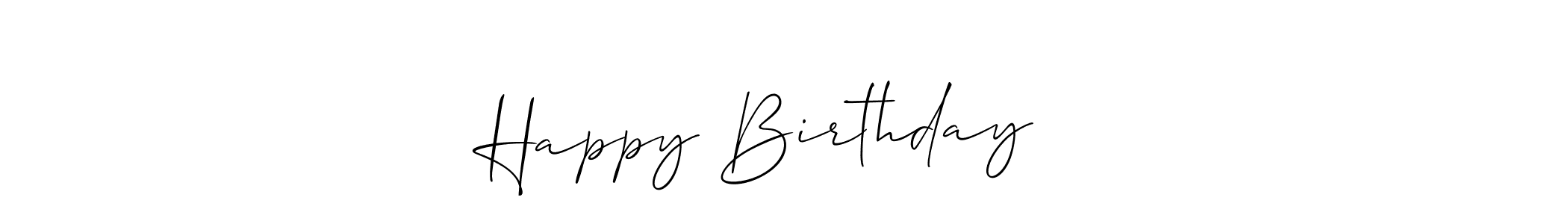 How to Draw Happy Birthday ♥️ signature style? Allison_Script is a latest design signature styles for name Happy Birthday ♥️. Happy Birthday ♥️ signature style 2 images and pictures png