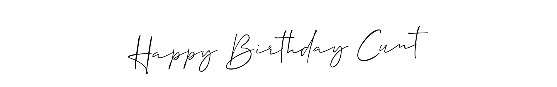 See photos of Happy Birthday Cunt official signature by Spectra . Check more albums & portfolios. Read reviews & check more about Allison_Script font. Happy Birthday Cunt signature style 2 images and pictures png