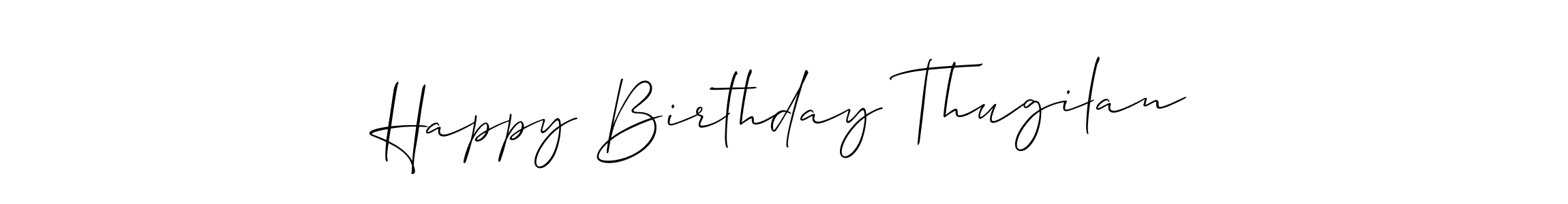 Best and Professional Signature Style for Happy Birthday Thugilan. Allison_Script Best Signature Style Collection. Happy Birthday Thugilan signature style 2 images and pictures png