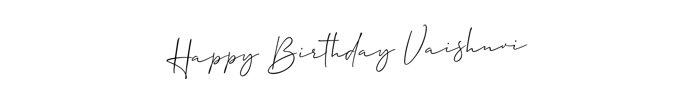 Check out images of Autograph of Happy Birthday Vaishnvi name. Actor Happy Birthday Vaishnvi Signature Style. Allison_Script is a professional sign style online. Happy Birthday Vaishnvi signature style 2 images and pictures png