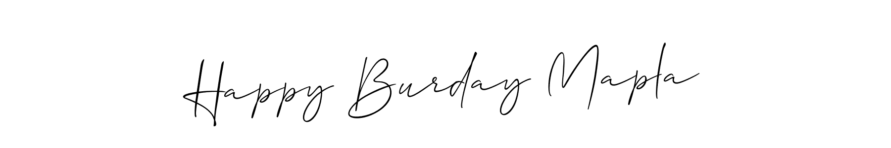 Here are the top 10 professional signature styles for the name Happy Burday Mapla. These are the best autograph styles you can use for your name. Happy Burday Mapla signature style 2 images and pictures png