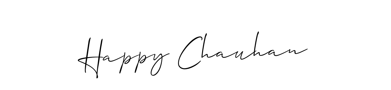 Make a beautiful signature design for name Happy Chauhan. Use this online signature maker to create a handwritten signature for free. Happy Chauhan signature style 2 images and pictures png