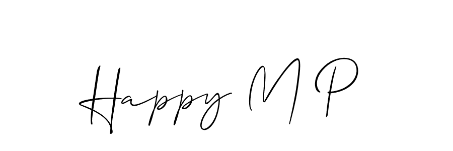 Here are the top 10 professional signature styles for the name Happy M P. These are the best autograph styles you can use for your name. Happy M P signature style 2 images and pictures png