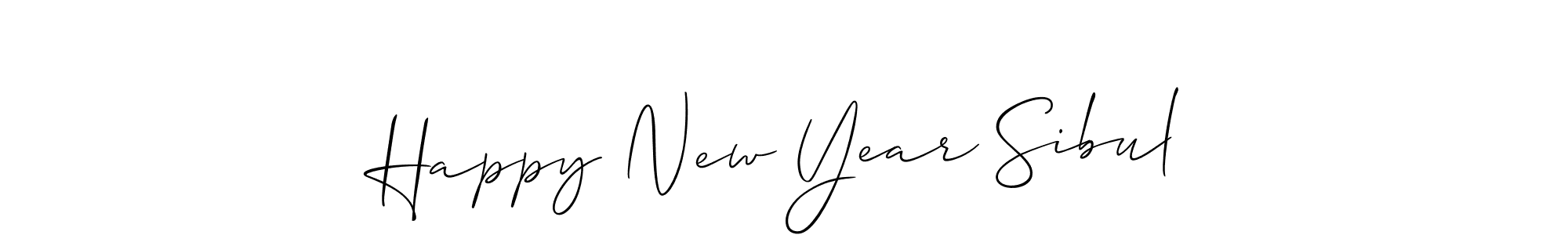 This is the best signature style for the Happy New Year Sibul name. Also you like these signature font (Allison_Script). Mix name signature. Happy New Year Sibul signature style 2 images and pictures png