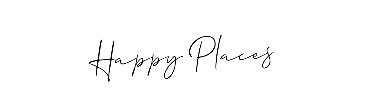 Make a beautiful signature design for name Happy Places. Use this online signature maker to create a handwritten signature for free. Happy Places signature style 2 images and pictures png