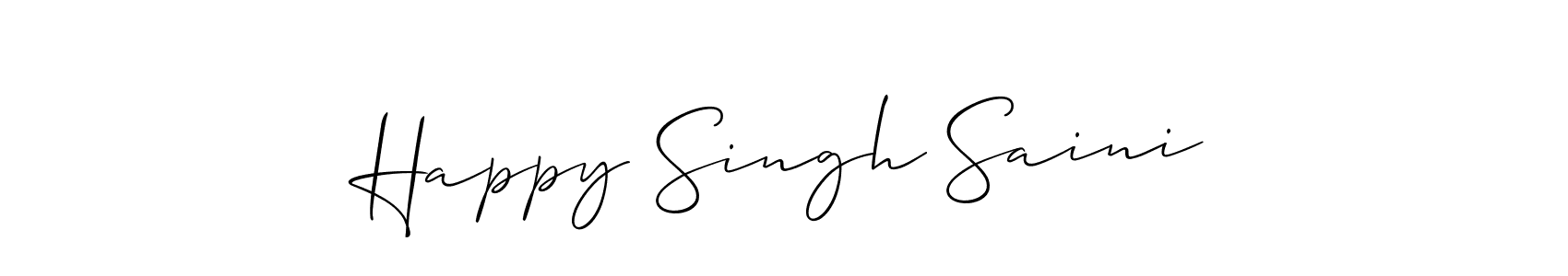 Check out images of Autograph of Happy Singh Saini name. Actor Happy Singh Saini Signature Style. Allison_Script is a professional sign style online. Happy Singh Saini signature style 2 images and pictures png