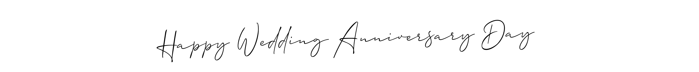 Also we have Happy Wedding Anniversary Day name is the best signature style. Create professional handwritten signature collection using Allison_Script autograph style. Happy Wedding Anniversary Day signature style 2 images and pictures png