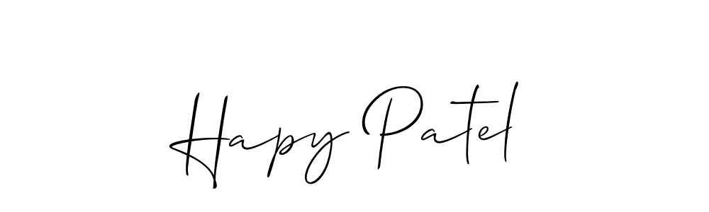 You can use this online signature creator to create a handwritten signature for the name Hapy Patel. This is the best online autograph maker. Hapy Patel signature style 2 images and pictures png