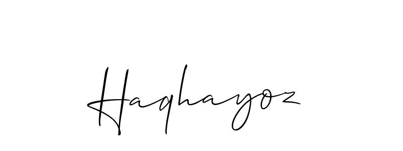 Check out images of Autograph of Haqhayoz name. Actor Haqhayoz Signature Style. Allison_Script is a professional sign style online. Haqhayoz signature style 2 images and pictures png