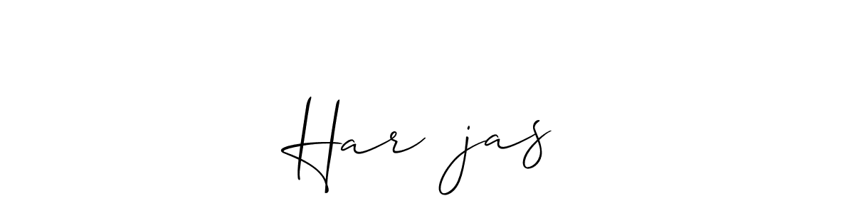 Best and Professional Signature Style for Har♥️jas. Allison_Script Best Signature Style Collection. Har♥️jas signature style 2 images and pictures png