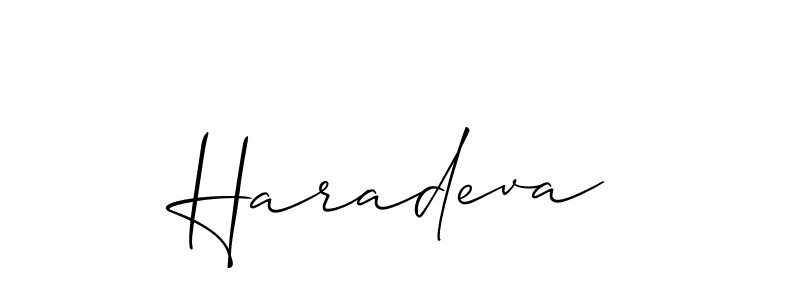 Once you've used our free online signature maker to create your best signature Allison_Script style, it's time to enjoy all of the benefits that Haradeva name signing documents. Haradeva signature style 2 images and pictures png
