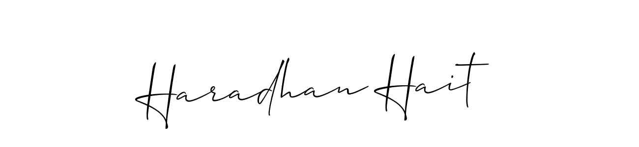 Make a beautiful signature design for name Haradhan Hait. Use this online signature maker to create a handwritten signature for free. Haradhan Hait signature style 2 images and pictures png