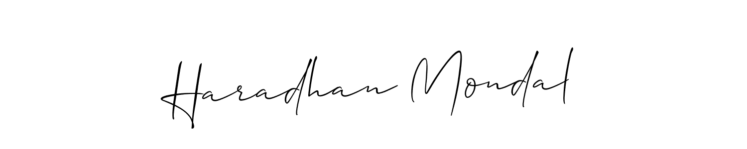 Best and Professional Signature Style for Haradhan Mondal. Allison_Script Best Signature Style Collection. Haradhan Mondal signature style 2 images and pictures png