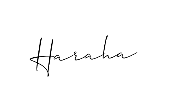 Similarly Allison_Script is the best handwritten signature design. Signature creator online .You can use it as an online autograph creator for name Haraha. Haraha signature style 2 images and pictures png