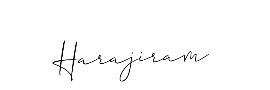 if you are searching for the best signature style for your name Harajiram. so please give up your signature search. here we have designed multiple signature styles  using Allison_Script. Harajiram signature style 2 images and pictures png
