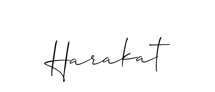 How to Draw Harakat signature style? Allison_Script is a latest design signature styles for name Harakat. Harakat signature style 2 images and pictures png