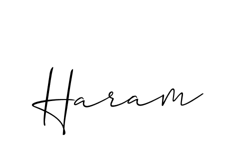 How to Draw Haram signature style? Allison_Script is a latest design signature styles for name Haram. Haram signature style 2 images and pictures png