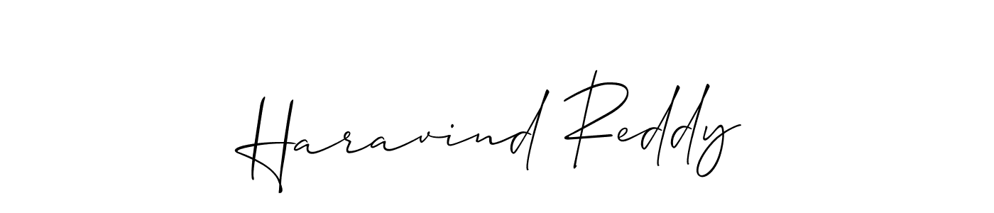 Best and Professional Signature Style for Haravind Reddy. Allison_Script Best Signature Style Collection. Haravind Reddy signature style 2 images and pictures png