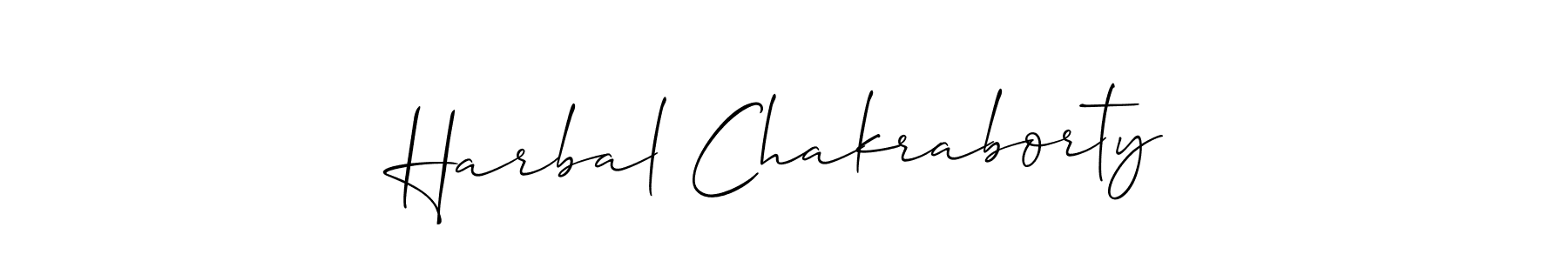 Make a beautiful signature design for name Harbal Chakraborty. Use this online signature maker to create a handwritten signature for free. Harbal Chakraborty signature style 2 images and pictures png