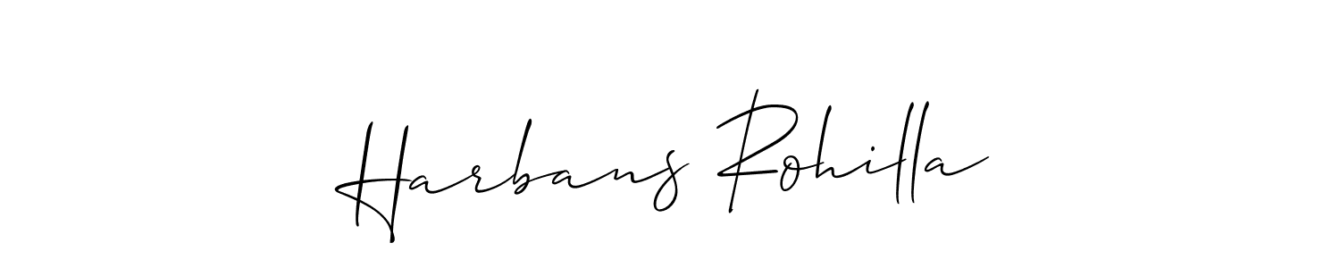 How to Draw Harbans Rohilla signature style? Allison_Script is a latest design signature styles for name Harbans Rohilla. Harbans Rohilla signature style 2 images and pictures png