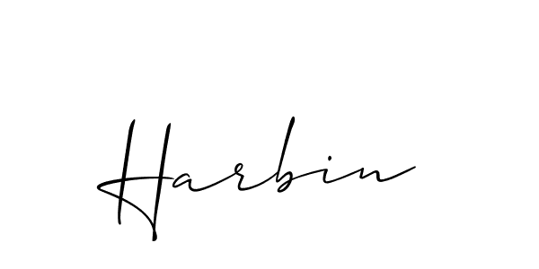 Make a beautiful signature design for name Harbin. Use this online signature maker to create a handwritten signature for free. Harbin signature style 2 images and pictures png