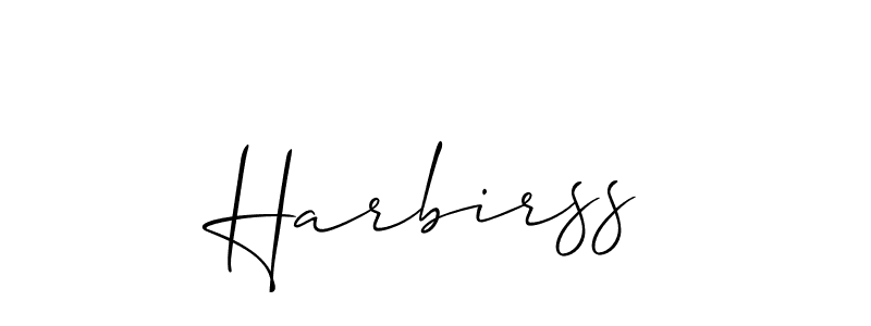 Here are the top 10 professional signature styles for the name Harbirss. These are the best autograph styles you can use for your name. Harbirss signature style 2 images and pictures png