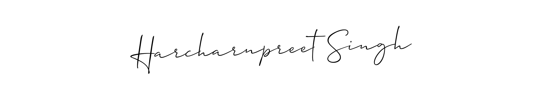 See photos of Harcharnpreet Singh official signature by Spectra . Check more albums & portfolios. Read reviews & check more about Allison_Script font. Harcharnpreet Singh signature style 2 images and pictures png