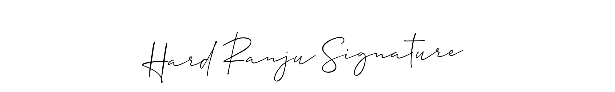 Once you've used our free online signature maker to create your best signature Allison_Script style, it's time to enjoy all of the benefits that Hard Ranju Signature name signing documents. Hard Ranju Signature signature style 2 images and pictures png